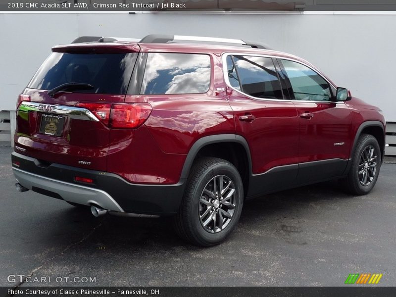 Crimson Red Tintcoat / Jet Black 2018 GMC Acadia SLT AWD