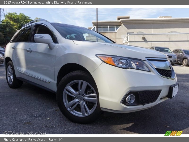 White Diamond Pearl / Parchment 2015 Acura RDX Technology