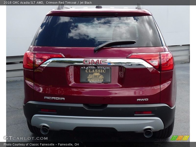 Crimson Red Tintcoat / Jet Black 2018 GMC Acadia SLT AWD