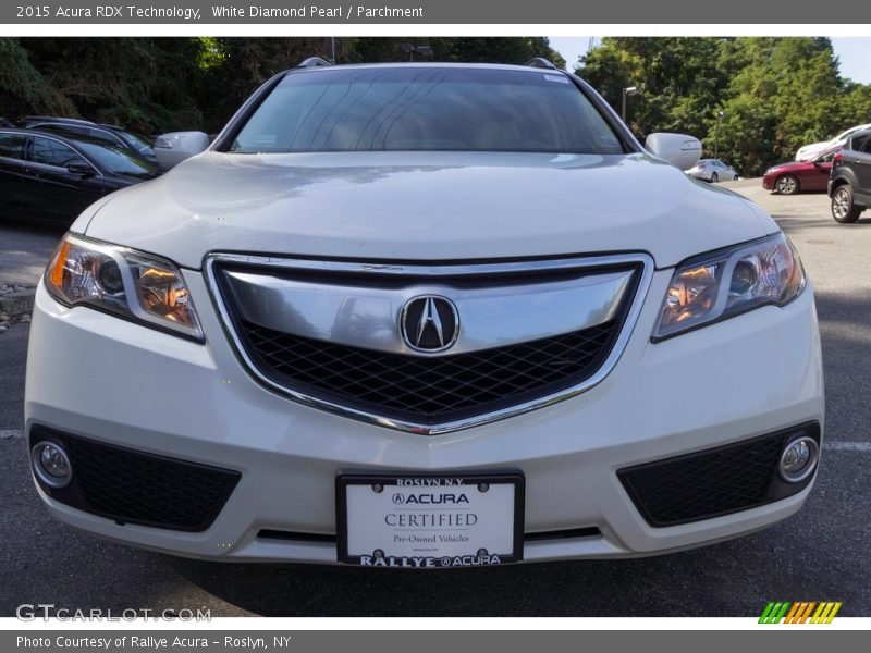 White Diamond Pearl / Parchment 2015 Acura RDX Technology