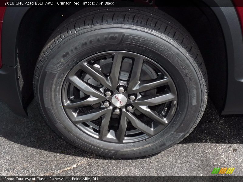 Crimson Red Tintcoat / Jet Black 2018 GMC Acadia SLT AWD