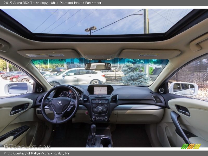 White Diamond Pearl / Parchment 2015 Acura RDX Technology