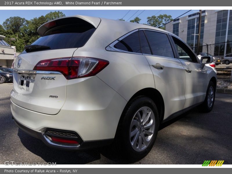 White Diamond Pearl / Parchment 2017 Acura RDX Technology AWD