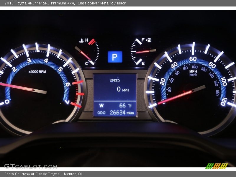 Classic Silver Metallic / Black 2015 Toyota 4Runner SR5 Premium 4x4