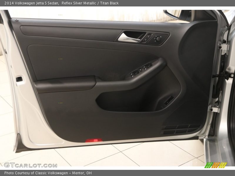 Reflex Silver Metallic / Titan Black 2014 Volkswagen Jetta S Sedan