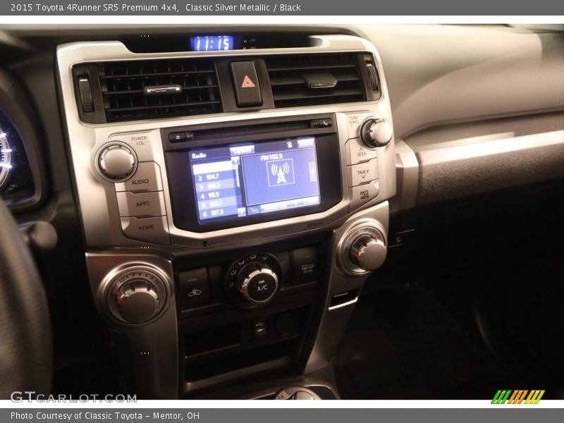 Classic Silver Metallic / Black 2015 Toyota 4Runner SR5 Premium 4x4