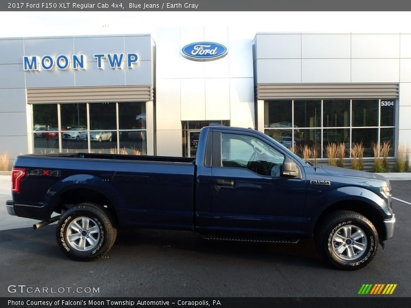 Blue Jeans / Earth Gray 2017 Ford F150 XLT Regular Cab 4x4