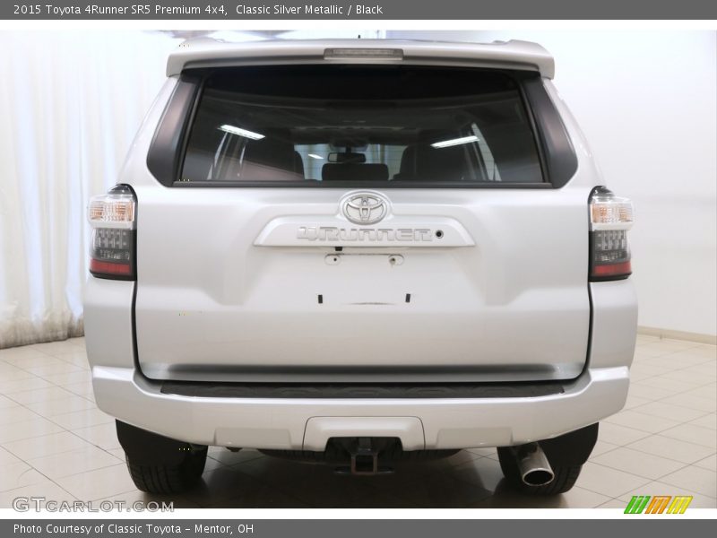 Classic Silver Metallic / Black 2015 Toyota 4Runner SR5 Premium 4x4