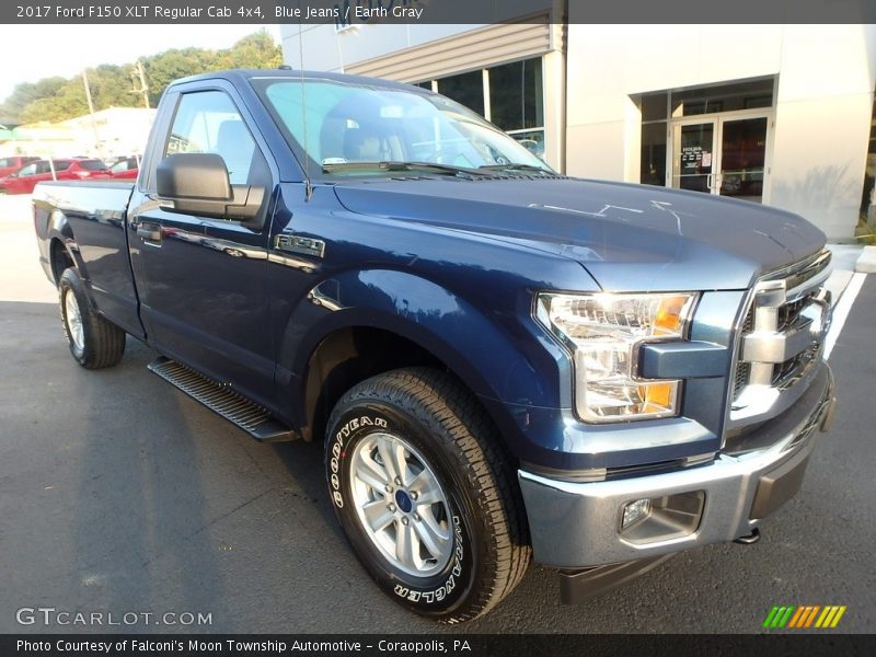 Blue Jeans / Earth Gray 2017 Ford F150 XLT Regular Cab 4x4