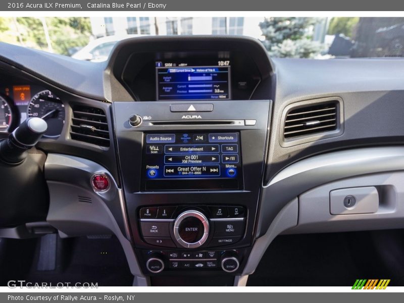 Catalina Blue Pearl / Ebony 2016 Acura ILX Premium