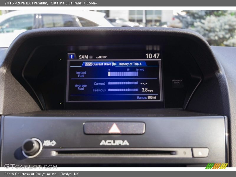 Catalina Blue Pearl / Ebony 2016 Acura ILX Premium