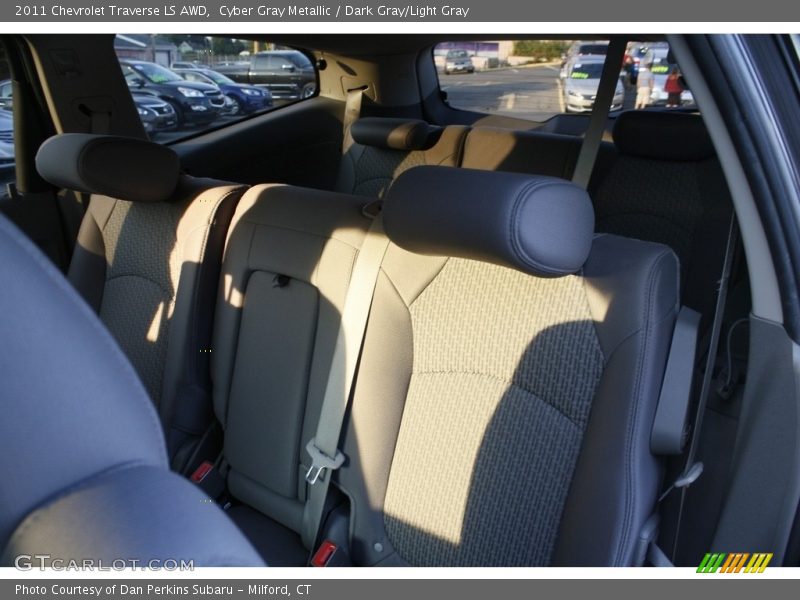 Cyber Gray Metallic / Dark Gray/Light Gray 2011 Chevrolet Traverse LS AWD