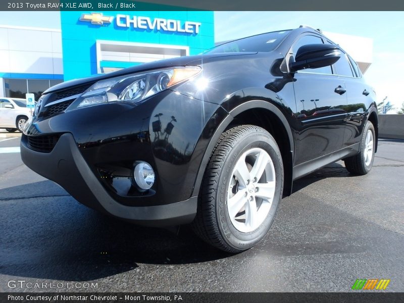 Black / Black 2013 Toyota RAV4 XLE AWD