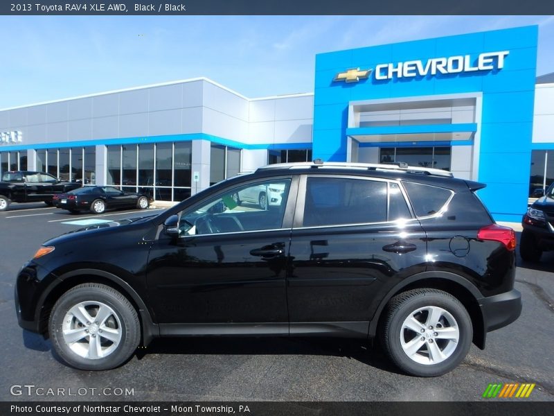 Black / Black 2013 Toyota RAV4 XLE AWD