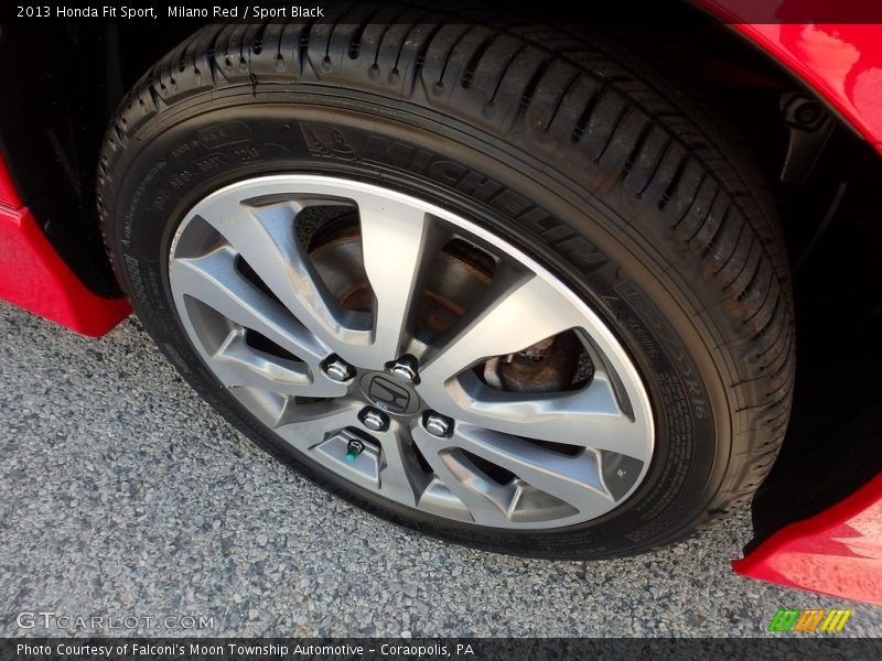 Milano Red / Sport Black 2013 Honda Fit Sport
