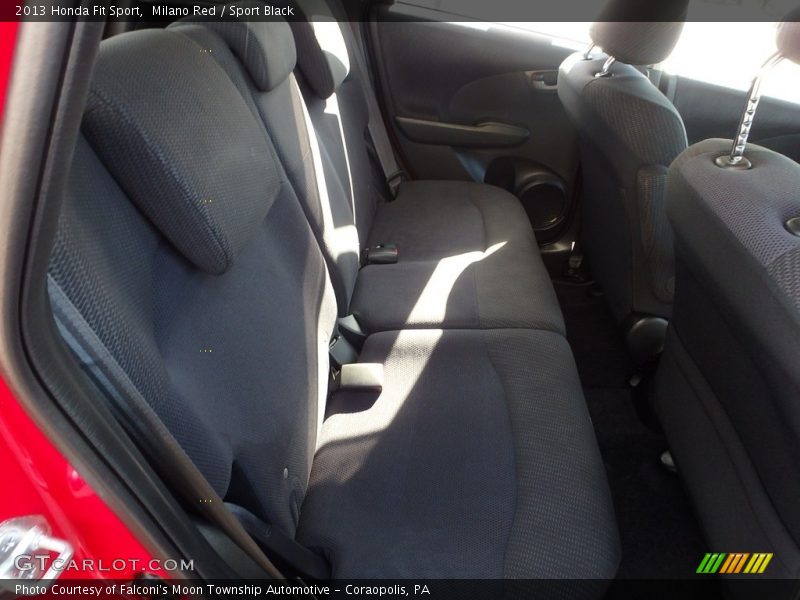 Milano Red / Sport Black 2013 Honda Fit Sport