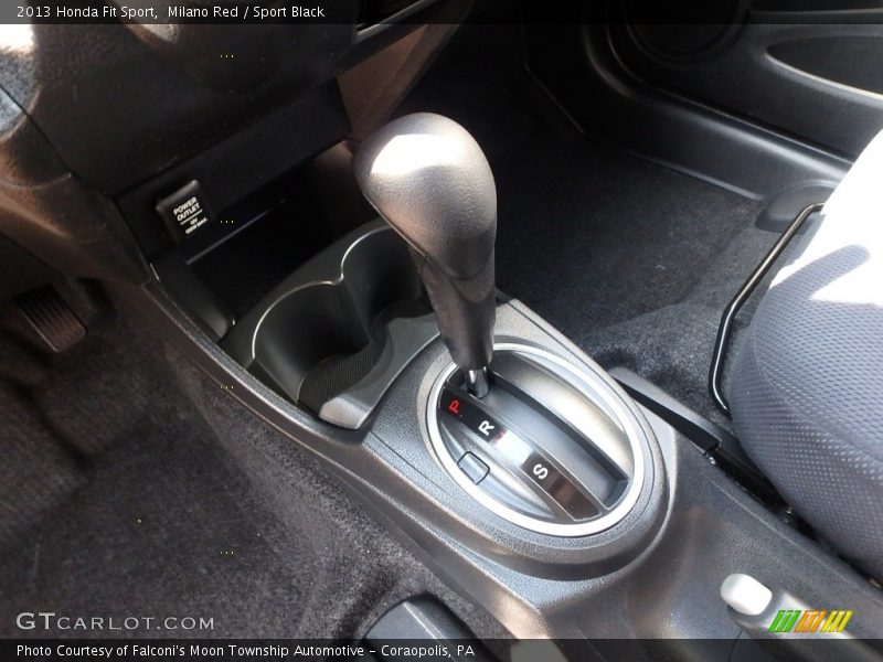 Milano Red / Sport Black 2013 Honda Fit Sport