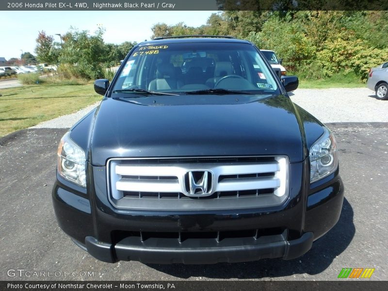 Nighthawk Black Pearl / Gray 2006 Honda Pilot EX-L 4WD