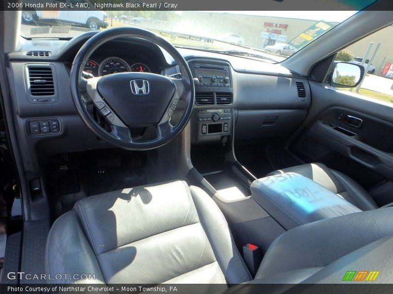 Nighthawk Black Pearl / Gray 2006 Honda Pilot EX-L 4WD
