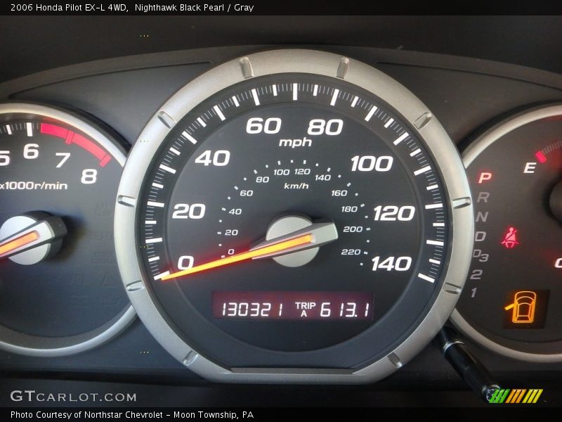 Nighthawk Black Pearl / Gray 2006 Honda Pilot EX-L 4WD