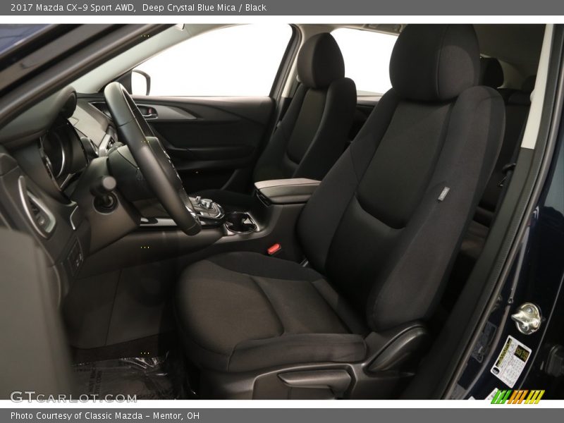 Deep Crystal Blue Mica / Black 2017 Mazda CX-9 Sport AWD