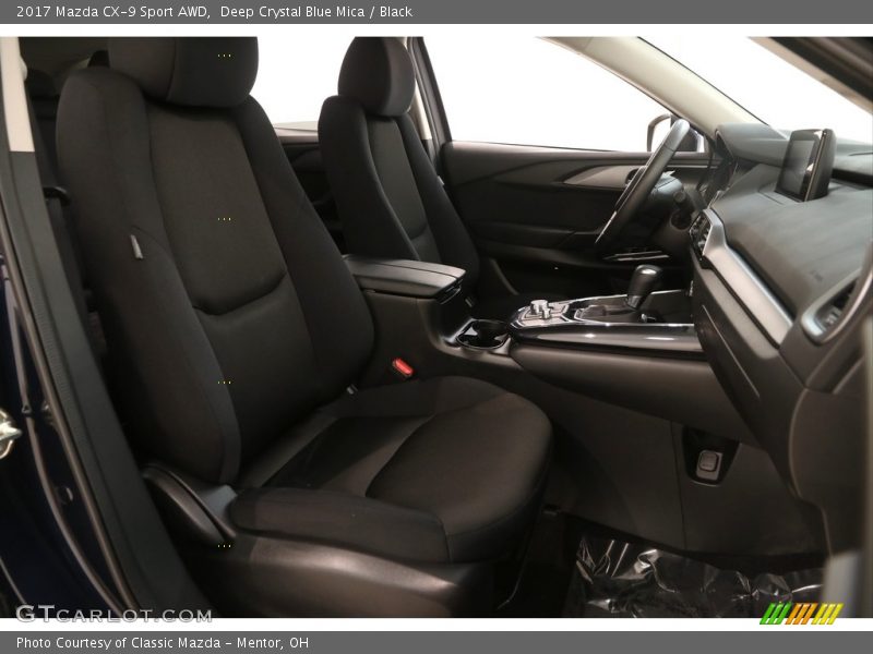 Deep Crystal Blue Mica / Black 2017 Mazda CX-9 Sport AWD