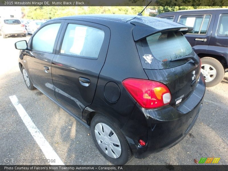 Mystic Black / Black 2015 Mitsubishi Mirage DE