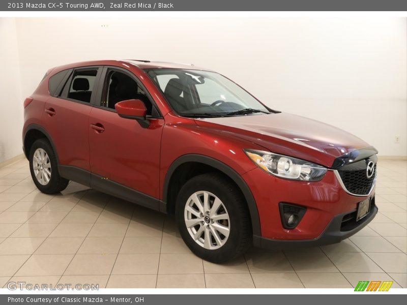 Zeal Red Mica / Black 2013 Mazda CX-5 Touring AWD