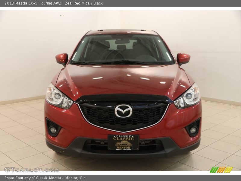 Zeal Red Mica / Black 2013 Mazda CX-5 Touring AWD