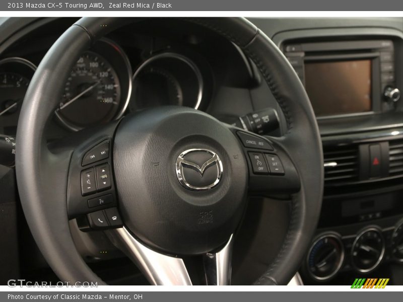 Zeal Red Mica / Black 2013 Mazda CX-5 Touring AWD