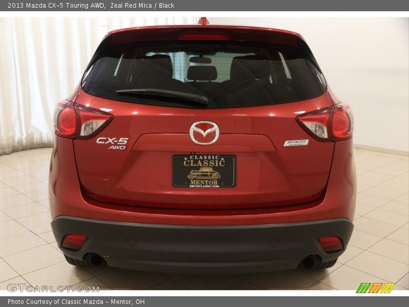 Zeal Red Mica / Black 2013 Mazda CX-5 Touring AWD