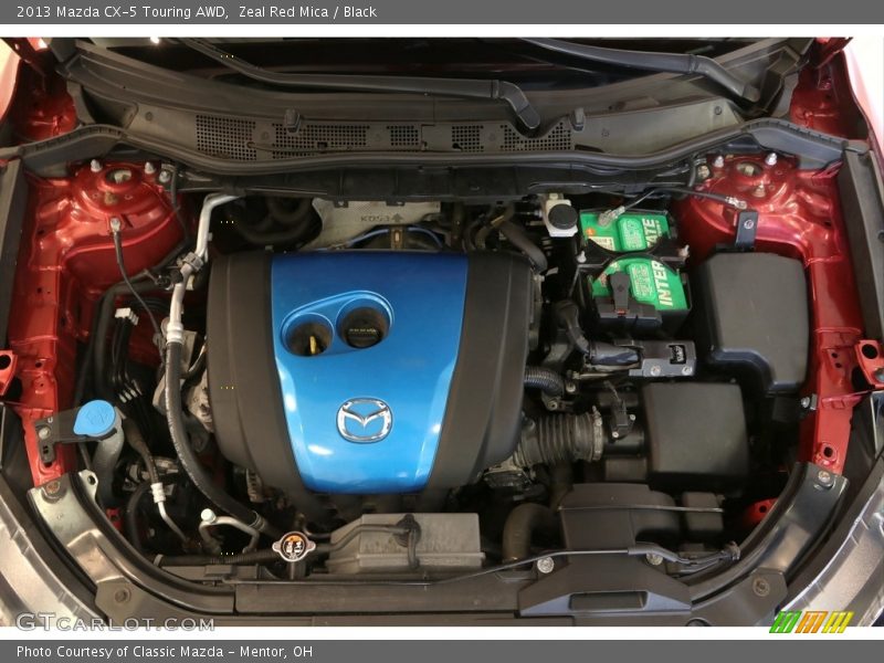 Zeal Red Mica / Black 2013 Mazda CX-5 Touring AWD