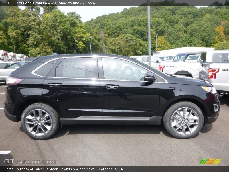 Shadow Black / Ebony 2017 Ford Edge Titanium AWD