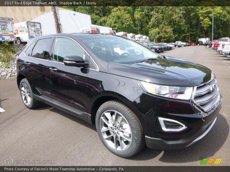 Shadow Black / Ebony 2017 Ford Edge Titanium AWD