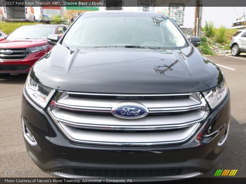 Shadow Black / Ebony 2017 Ford Edge Titanium AWD