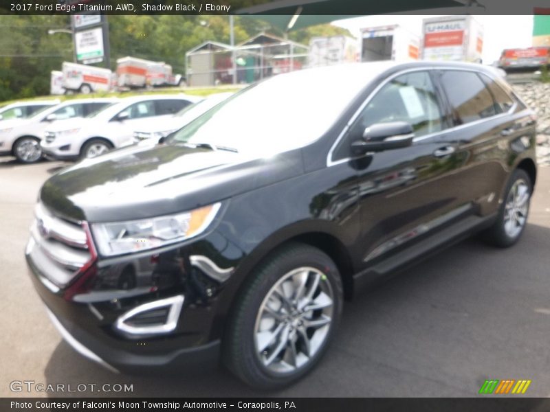 Shadow Black / Ebony 2017 Ford Edge Titanium AWD