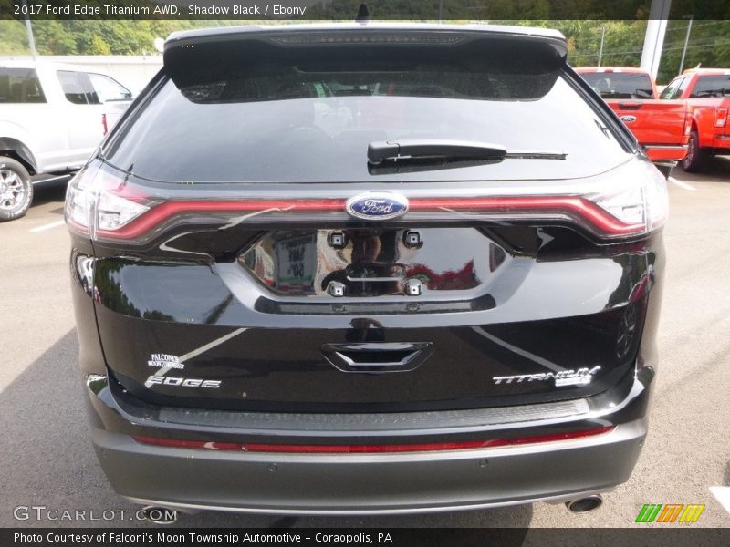 Shadow Black / Ebony 2017 Ford Edge Titanium AWD