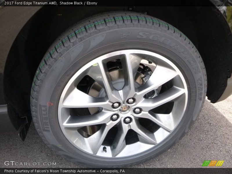 Shadow Black / Ebony 2017 Ford Edge Titanium AWD