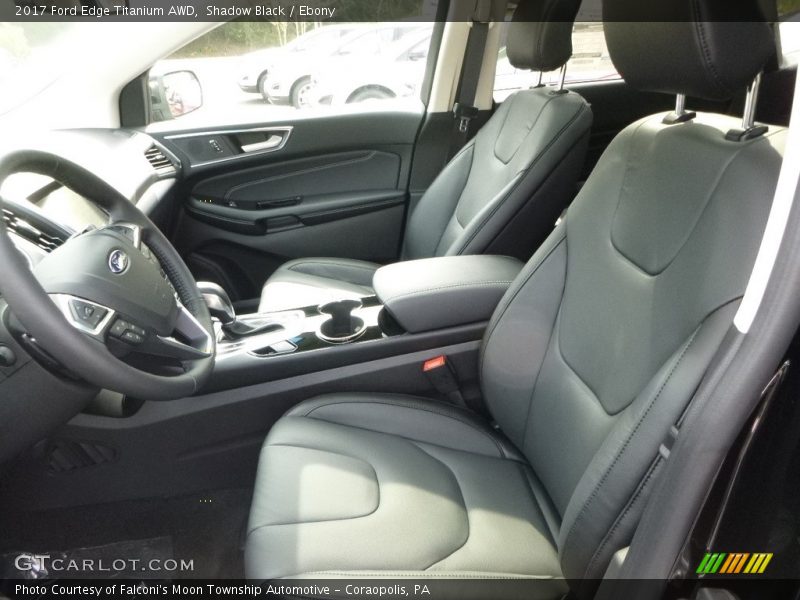 Shadow Black / Ebony 2017 Ford Edge Titanium AWD