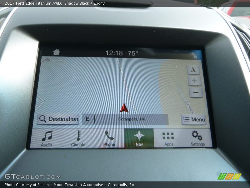 Shadow Black / Ebony 2017 Ford Edge Titanium AWD