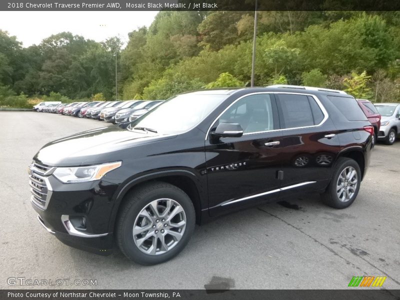 Mosaic Black Metallic / Jet Black 2018 Chevrolet Traverse Premier AWD