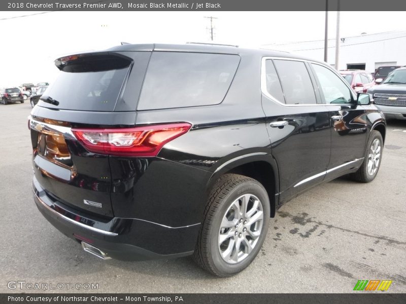 Mosaic Black Metallic / Jet Black 2018 Chevrolet Traverse Premier AWD