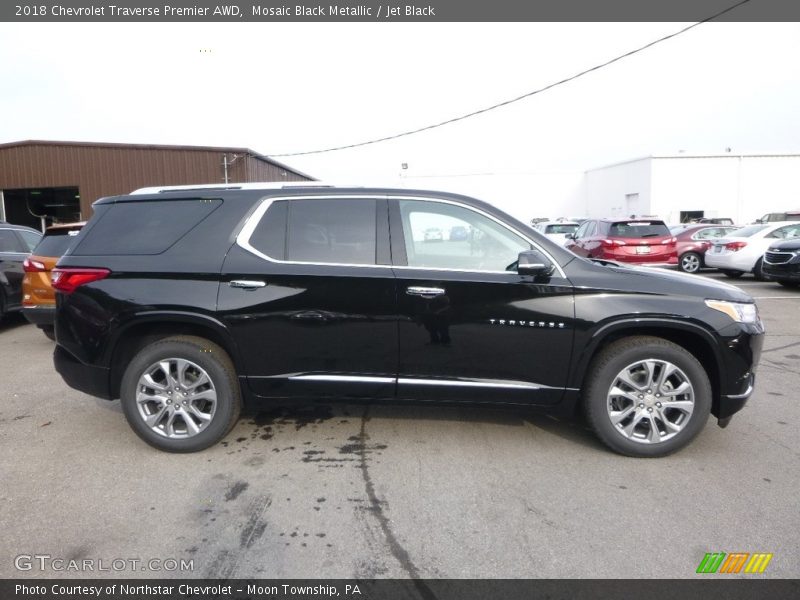 Mosaic Black Metallic / Jet Black 2018 Chevrolet Traverse Premier AWD