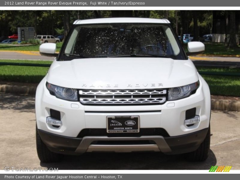 Fuji White / Tan/Ivory/Espresso 2012 Land Rover Range Rover Evoque Prestige