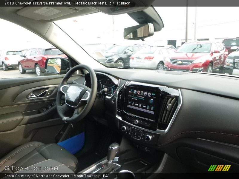 Mosaic Black Metallic / Jet Black 2018 Chevrolet Traverse Premier AWD