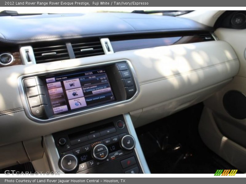 Fuji White / Tan/Ivory/Espresso 2012 Land Rover Range Rover Evoque Prestige