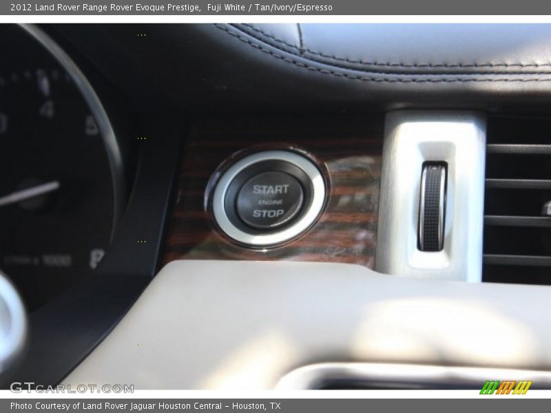 Fuji White / Tan/Ivory/Espresso 2012 Land Rover Range Rover Evoque Prestige