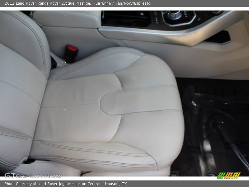 Fuji White / Tan/Ivory/Espresso 2012 Land Rover Range Rover Evoque Prestige
