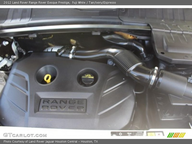 Fuji White / Tan/Ivory/Espresso 2012 Land Rover Range Rover Evoque Prestige