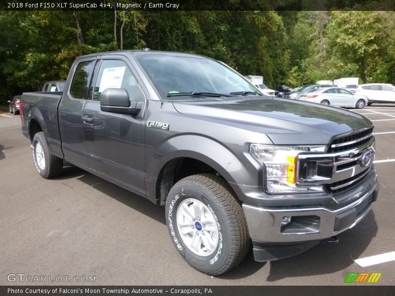 Magnetic / Earth Gray 2018 Ford F150 XLT SuperCab 4x4